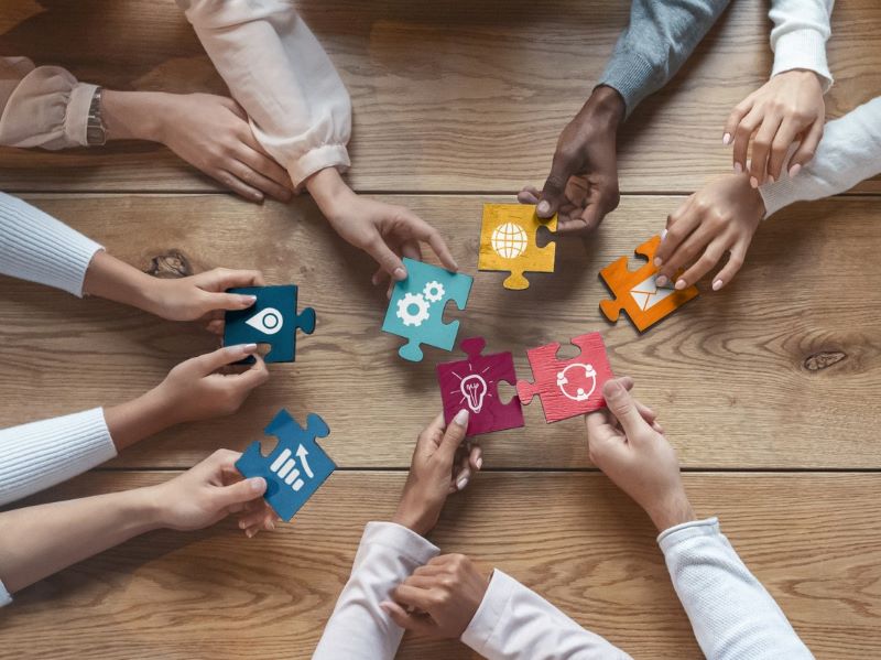 Fostering collaboration in staff training through a top-down and bottom-up approach