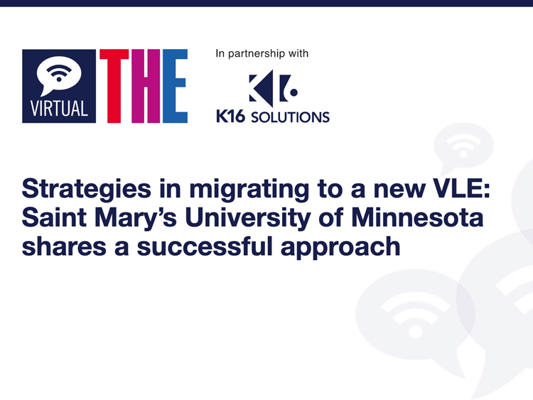 Working with the right partners is vital to the success of VLE migration