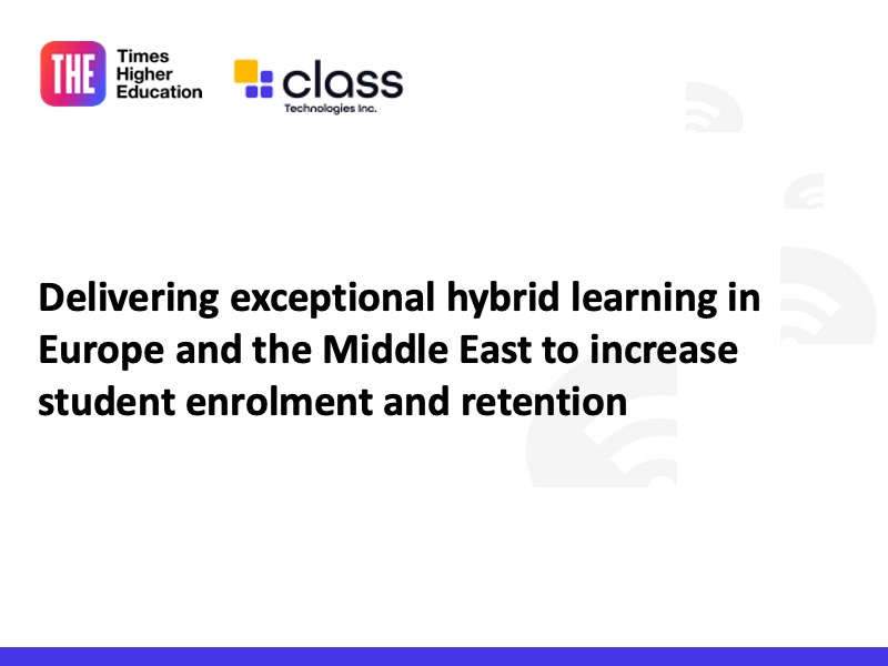 Building engagement in Europe and the Middle East through hybrid learning 