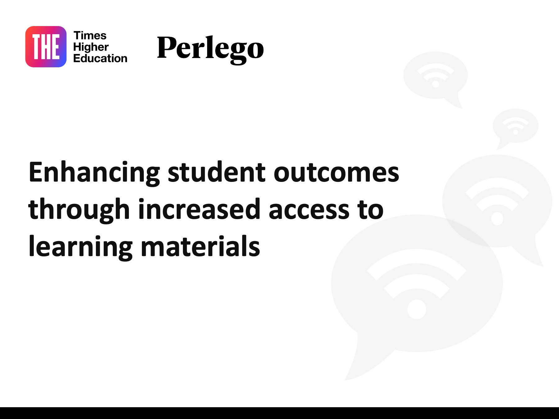 Increase digital materials access to boost student success