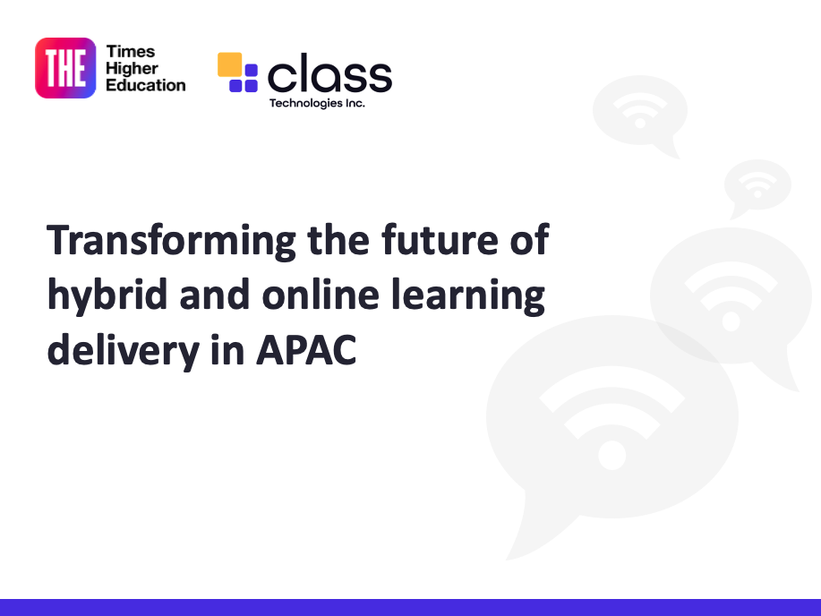 Shaping the evolution of hybrid and online learning in APAC