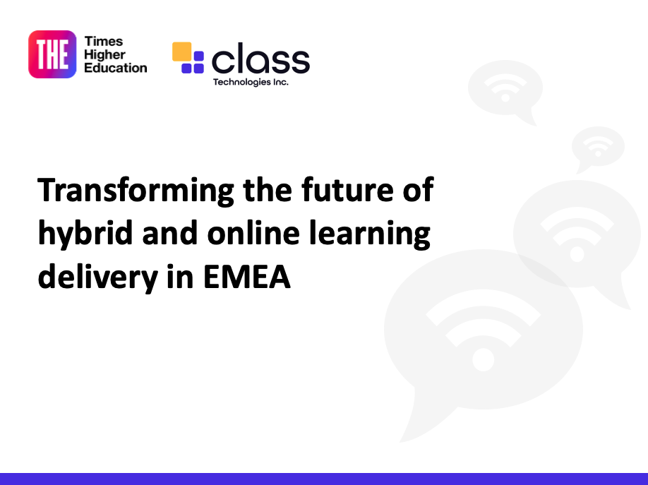 How universities can continue to evolve their hybrid and online courses