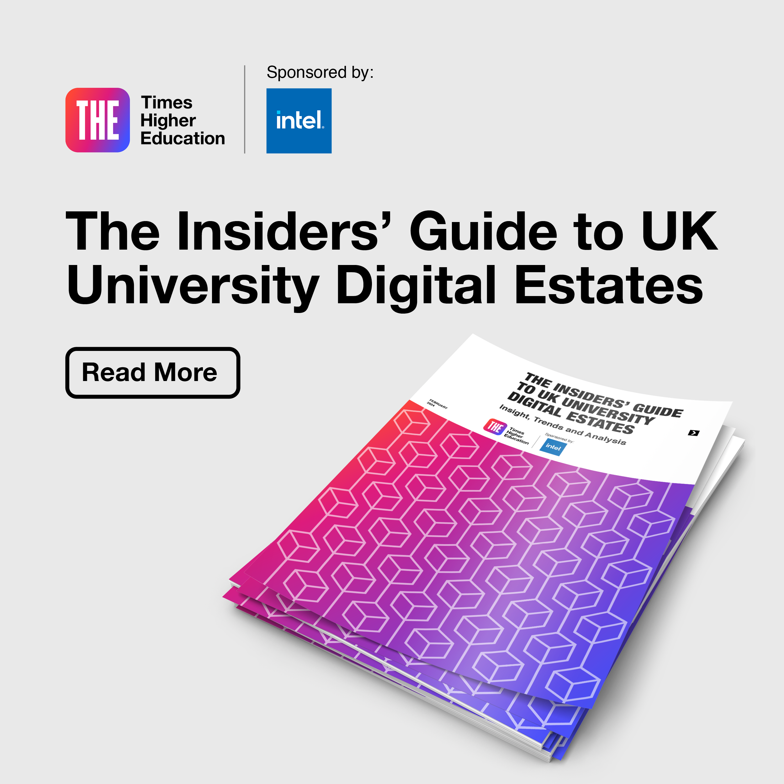 The Insiders’ Guide to UK University Digital Estates sponsored by Intel