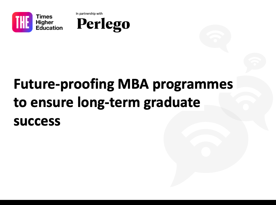 Ensuring long-term success for MBA graduates