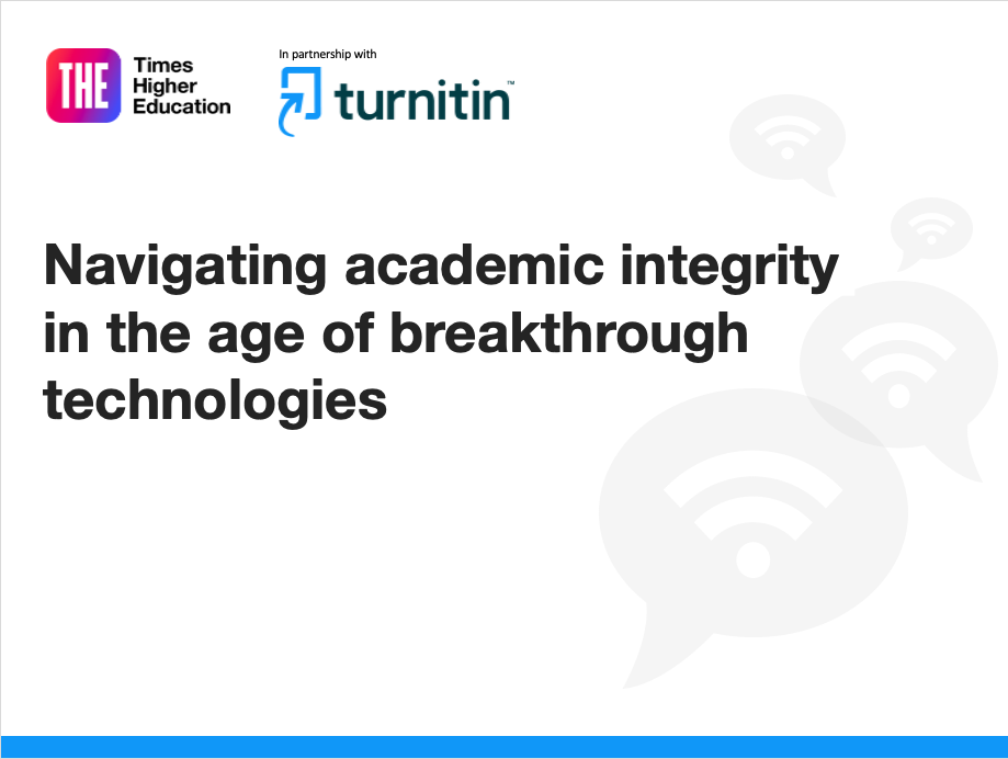 Confronting challenges to academic integrity in the age of AI