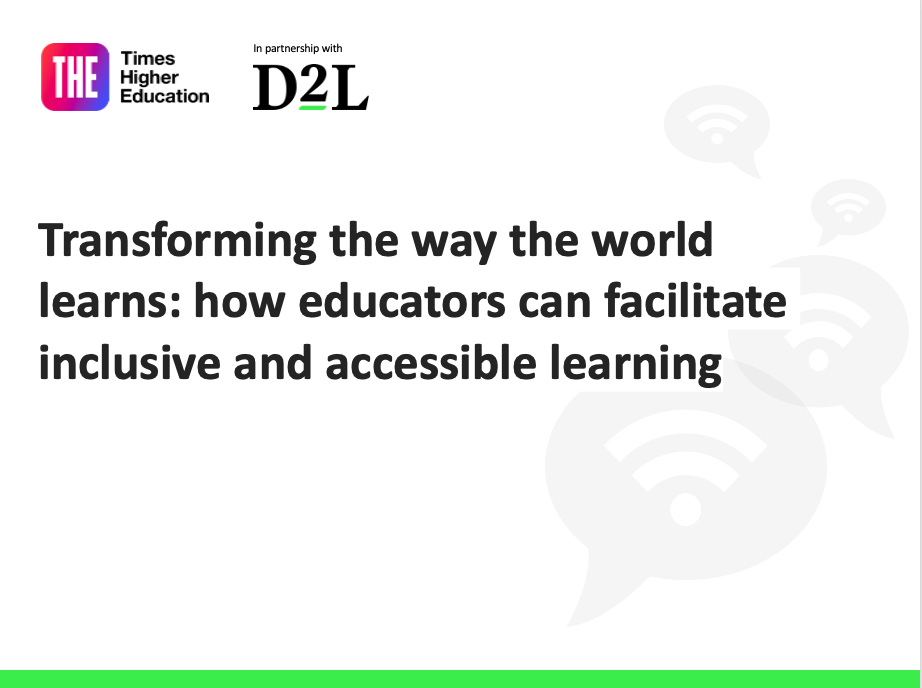 Enhancing accessibility in education using innovative technological tools