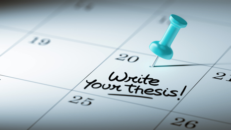 One thesis, two supports, three months