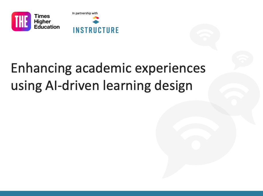 Can AI enhance how we design learning experiences? 