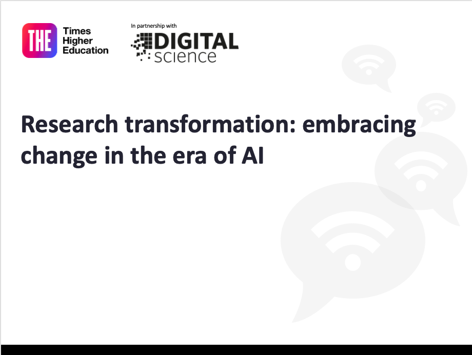 Embracing change: open research in the age of AI 