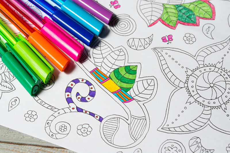 Colouring in: a big-impact, low-budget support for student well-being