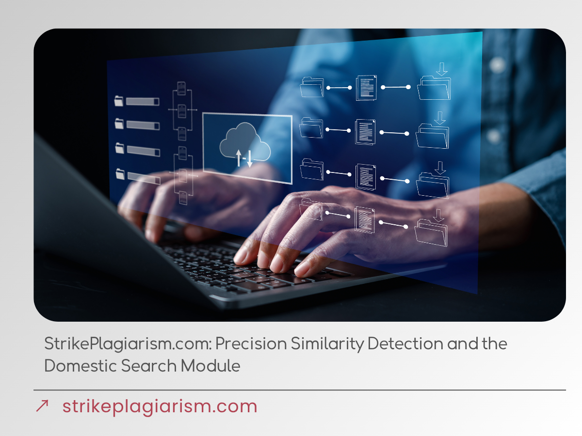 StrikePlagiarism.com: Precision Similarity Detection and the Domestic Search Module