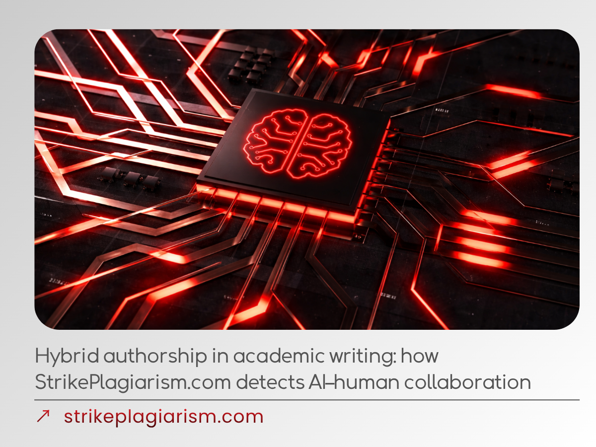 Hybrid authorship in academic writing: how StrikePlagiarism.com detects AI–human collaboration
