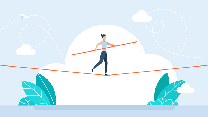 The balancing act involved in teaching a class of mixed-ability students 