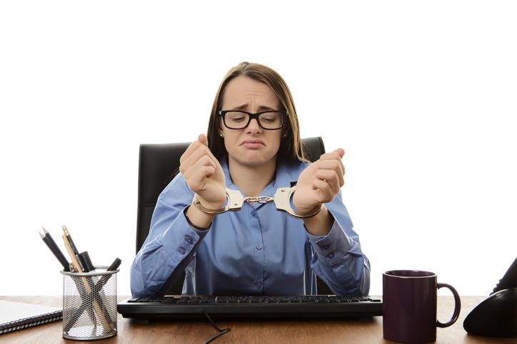 Chained to the desk