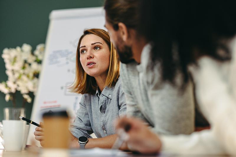 Women in a meeting