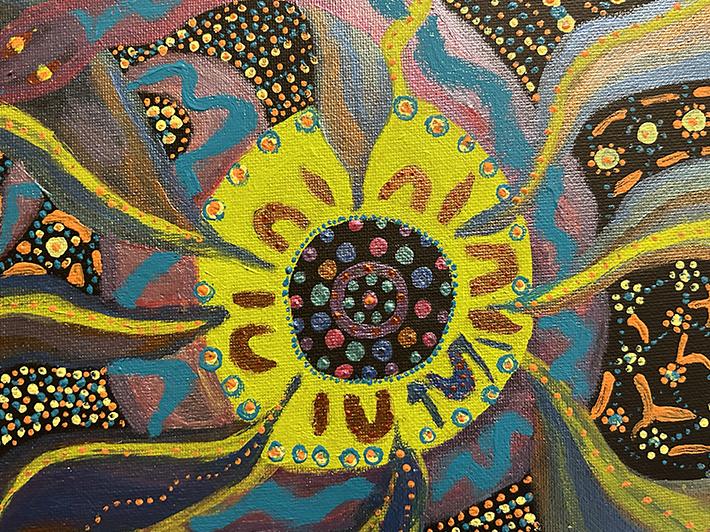 Australian Indigenous artwork (detail)