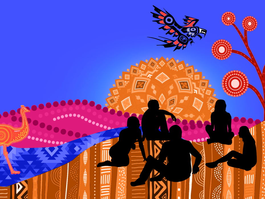 Indigenous voices in higher education graphic