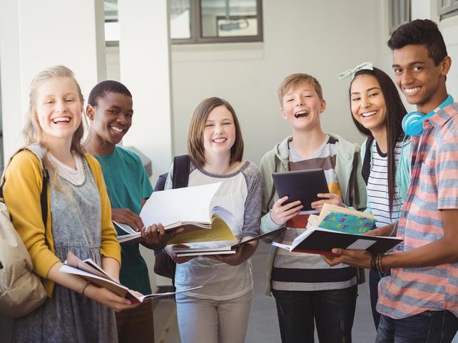 Group of schoolchildren