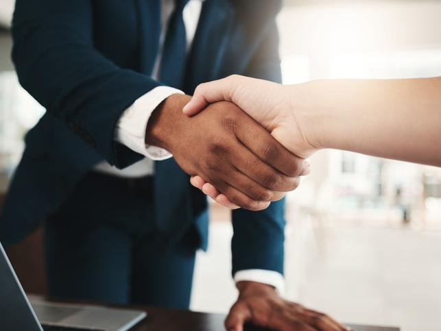 A handshake