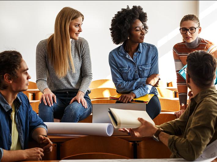 Group of students in a classroom