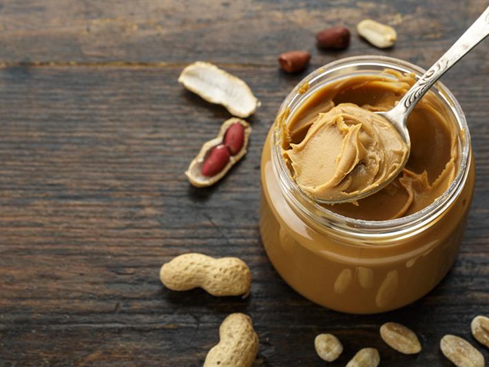 Jar of peanut butter