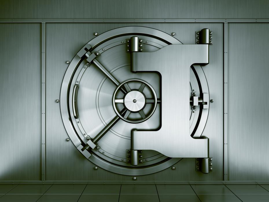 A locked safe
