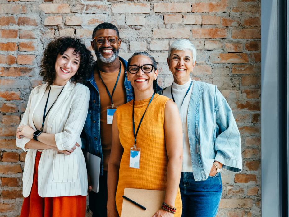 A group of corporate employees
