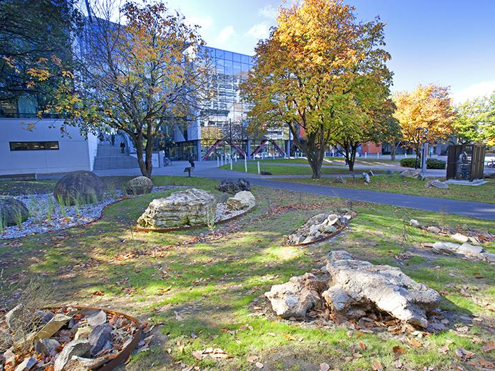 UC Earth Science Garden at the University of Canterbury, New Zealand