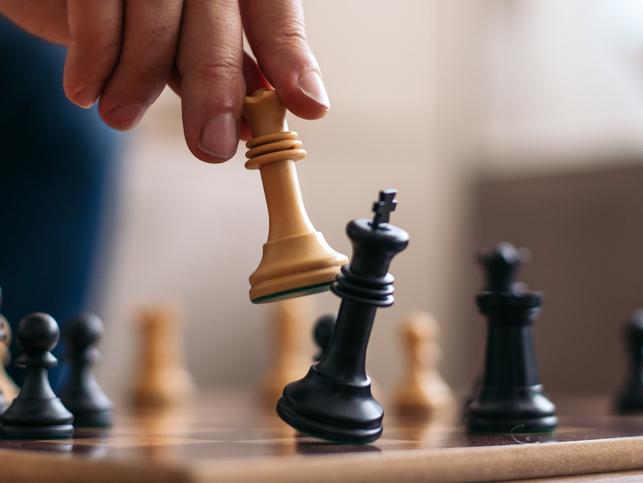 A chess game 