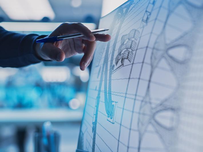 Detail of aerospace design