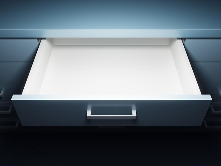 Empty drawer
