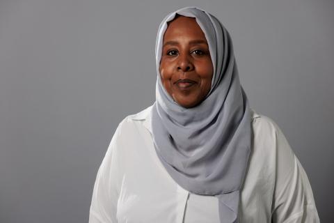 Amina Ismail is a senior community mobiliser 