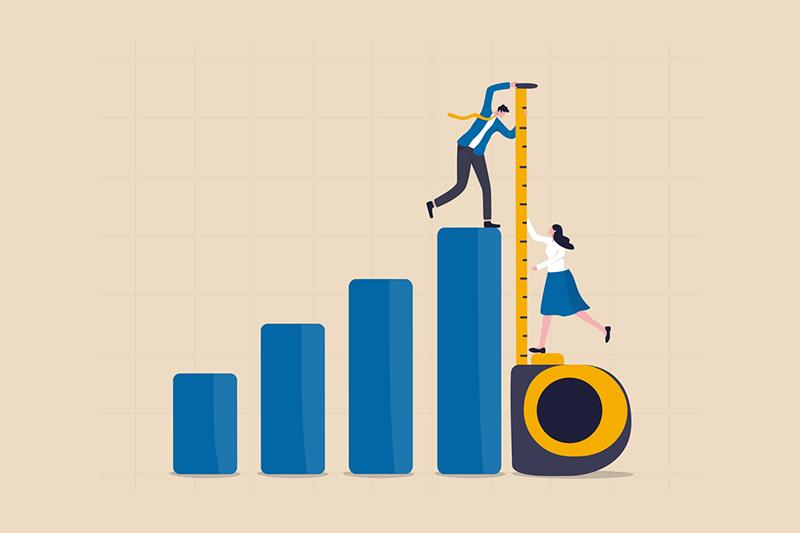 Measurement concept illustration