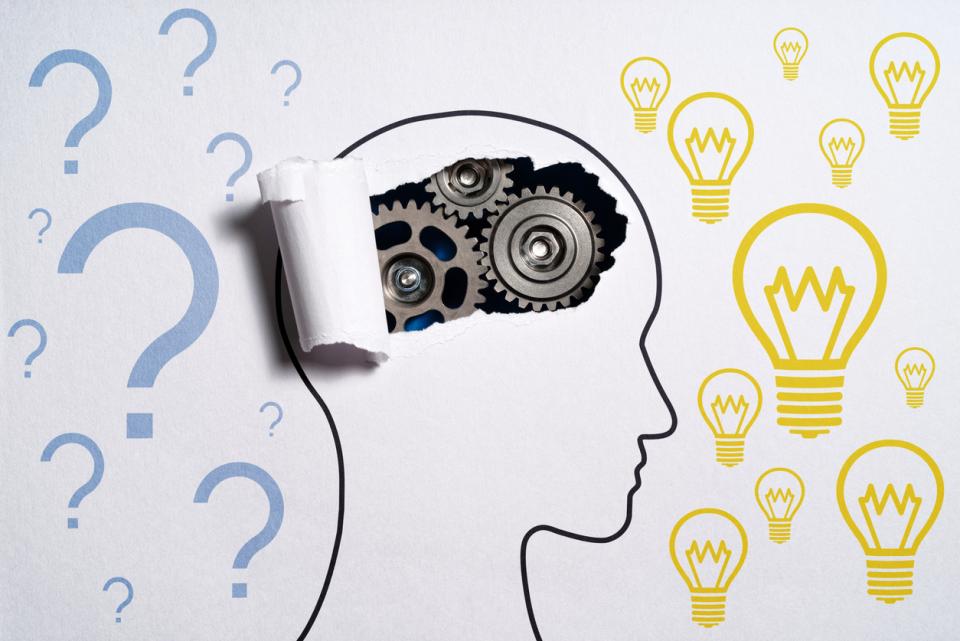 An image representing the inner workings of the human brain