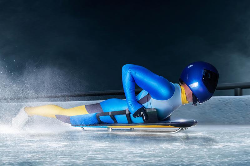 Skeleton sled event