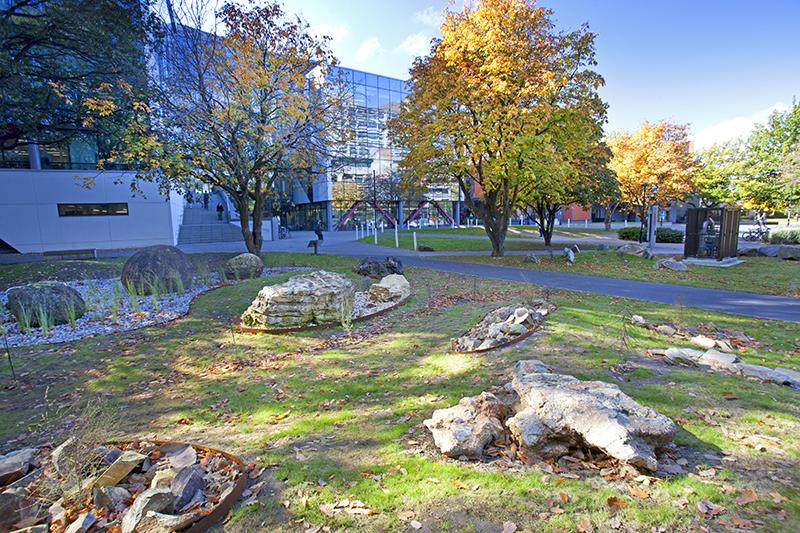 UC Earth Science Garden at the University of Canterbury, New Zealand