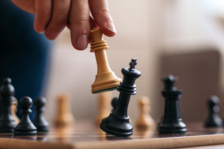 A chess game 