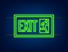 Exit sign