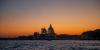 The Venice skyline at dusk