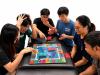 Students play a game designed to improve their clinical communication
